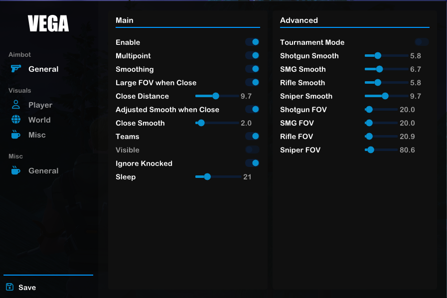 R6 Vega demonstration